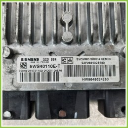 Centralina Motore Iniezione ECU SIEMENS 5WS40110E-T CITROEN C3 PLURIEL 1.4 HDI 9654925480 Diesel 2003 2010