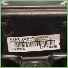 Airbag Guidatore Sinistro SX Fiat Punto 2 Serie 1.2 Natural power 735335242 2003-2009 Trw C30352611D