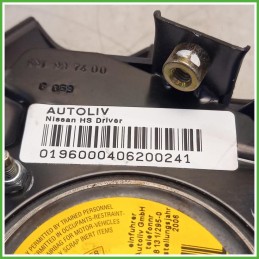 Airbag Guidatore Sinistro SX Nissan Almera 2 Serie 1.5 16v. 98510BM405 2000-2002 Autoliv 0196000406200241