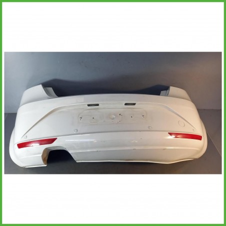 Paraurti Posteriore Seat Leon 1P1 Berlina 5 Porte Bianco 1P0807421AGRU 2005-2010 Originale Usato