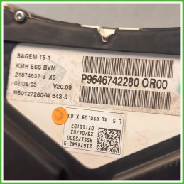Quadro strumenti contachilometri tachimetro Sagem 21674637-3 Peugeot 307 1 Serie SW 1.6 16v. 6103F7 2002-2005