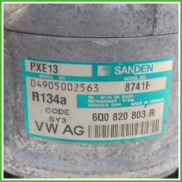 Compressore Clima AC Aria Condizionata Sanden 04905002563 Volkswagen Polo 5 Serie 6Q0820808FX 2006-2010