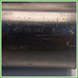 Motorino Avviamento Bosch 0001125042 Volkswagen Polo 4 Serie 02A911024DX 2001-2005
