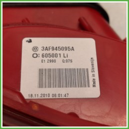 Fanale Fanalino Sinistro SX  Volkswagen Passat 6 Serie 2010-2014 3AE945095F Originale Usato