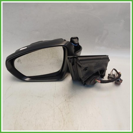 Specchio Specchietto Retrovisore Sinistro SX Nero Peugeot 3008 2 Serie 2020-2023  Originale Usato