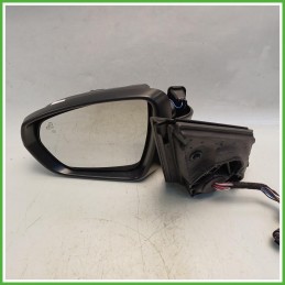 Specchio Specchietto Retrovisore Sinistro SX Nero Peugeot 3008 2 Serie 2020-2023  Originale Usato