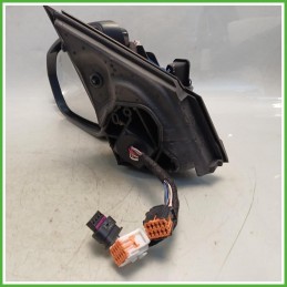 Specchio Specchietto Retrovisore Sinistro SX Nero Peugeot 3008 2 Serie 2020-2023  Originale Usato