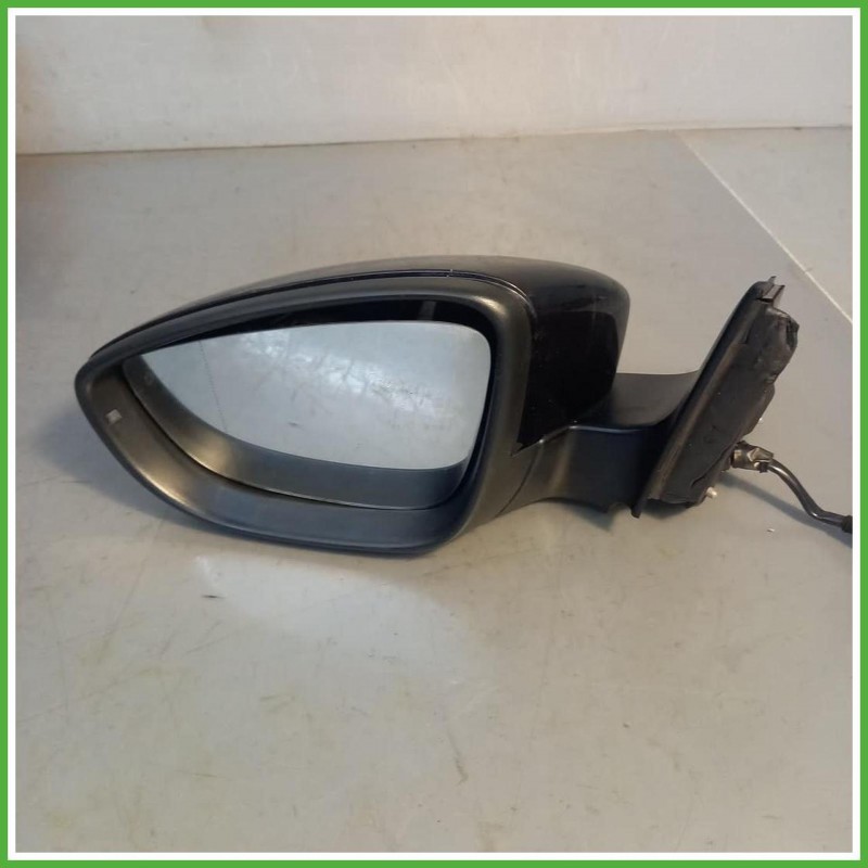 Specchio Specchietto Retrovisore Sinistro SX Nero Volkswagen Jetta 4 Serie 2010-2014  Originale Usato