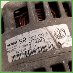 Alternatore Denso MS10221118280 Fiat Punto 2 Serie 51700675 2003-2009