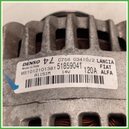 Alternatore Denso MS1012101381 Fiat 500 2 Serie 71796293 2007-2012