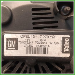 Alternatore Valeo 2542851A Opel Corsa C 13117279 2003-2006
