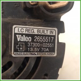 Alternatore Valeo 2655517 Kia Picanto 1 Serie 3730002551 2004-2008