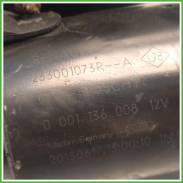 Motorino Avviamento Bosch 0001136008 Renault Captur 1 Serie 233004868R 2013-2017