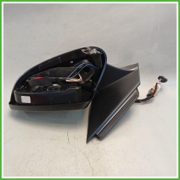 Specchio Specchietto Retrovisore Sinistro SX Nero Peugeot 3008 2 Serie 2020-2023  Originale Usato