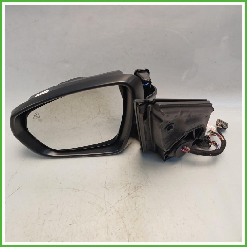 Specchio Specchietto Retrovisore Sinistro SX Nero Peugeot 3008 2 Serie 2020-2023  Originale Usato