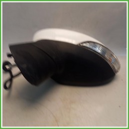 Specchio Specchietto Retrovisore Sinistro SX Bianco Ford Fiesta 6 Serie 2008-2012  Originale Usato