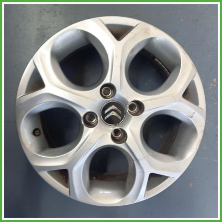 Cerchio Singolo in Lega Citroen C3 2 Serie 16 pollici 16 6.0J 4x108 ET22 1pz 5401P4 Originale Usato al pz