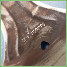 Cerchio Singolo in Lega Citroen C3 2 Serie 16 pollici 16 6.0J 4x108 ET22 1pz 5401P4 Originale Usato al pz