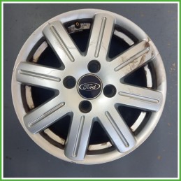Cerchio Singolo in Lega Ford Fiesta 5 Serie 15 pollici 15 5.0J 4x108 ET52.5 1pz 1077166 Originale Usato al pz