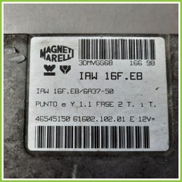 Centralina Motore Iniezione ECU MAGNETI MARELLI IAW15F.EB LANCIA Y 1.1 ELEFANTINO BLU 46545150 Benzina 1996 2000
