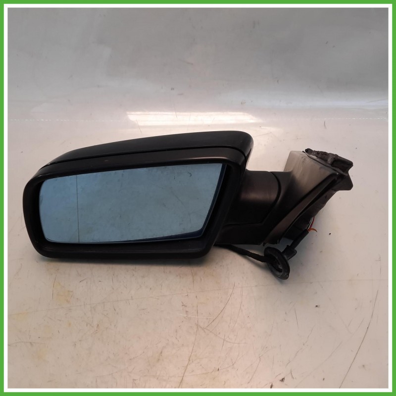 Specchio Specchietto Retrovisore Sinistro SX Nero Bmw Serie 5 E60 Berlina 2003-2010  Originale Usato