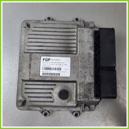 Centralina Motore Iniezione ECU MAGNETI MARELLI MJD6JF.P3 FIAT PUNTO 2U 1.3 MJT 16V 55195817 Diesel 2003 2007