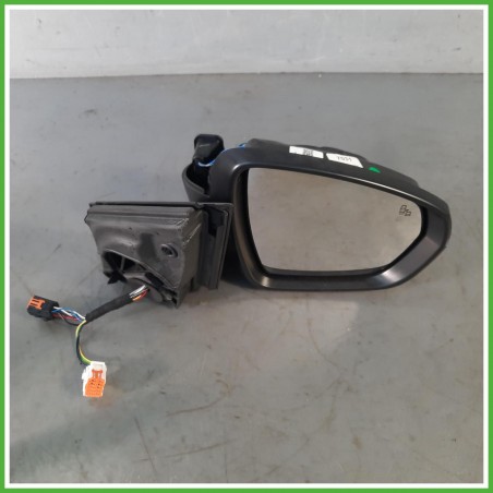 Specchio Specchietto Retrovisore Destro DX Nero Peugeot 3008 2 Serie 2020-2023  Originale Usato