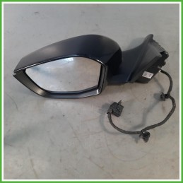Specchio Specchietto Retrovisore Sinistro SX Nero Peugeot 308 3 Serie 2021  Originale Usato