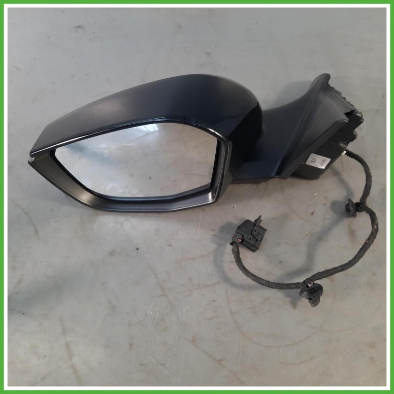 Specchio Specchietto Retrovisore Sinistro SX Nero Peugeot 308 3 Serie 2021  Originale Usato