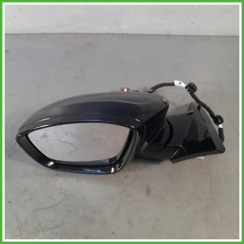 Specchio Specchietto Retrovisore Sinistro SX Nero Peugeot 508 2 Serie 2023  Originale Usato