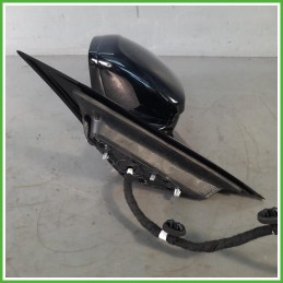 Specchio Specchietto Retrovisore Sinistro SX Nero Peugeot 508 2 Serie 2023  Originale Usato