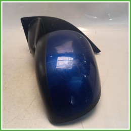 Specchio Specchietto Retrovisore Sinistro SX Blu Fiat Panda 2 Serie 2009-2010 Ficosa Ficomirrors Originale Usato