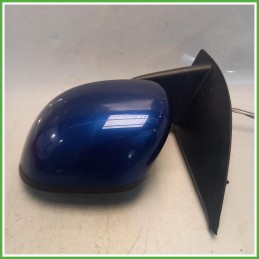Specchio Specchietto Retrovisore Sinistro SX Blu Fiat Panda 2 Serie 2009-2010 Ficosa Ficomirrors Originale Usato