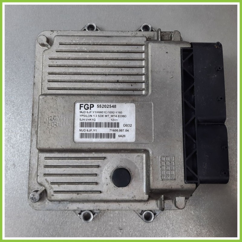 Centralina Motore Iniezione ECU MAGNETI MARELLI MJD6JF.Y1 LANCIA YPSILON TE 1.3 MJ 16V 55202548 Diesel 2003 2006