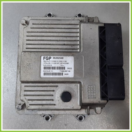 Centralina Motore Iniezione ECU MAGNETI MARELLI MJD6JF.Y1 LANCIA YPSILON TE 1.3 16V 51kw 55202548 2003 2006