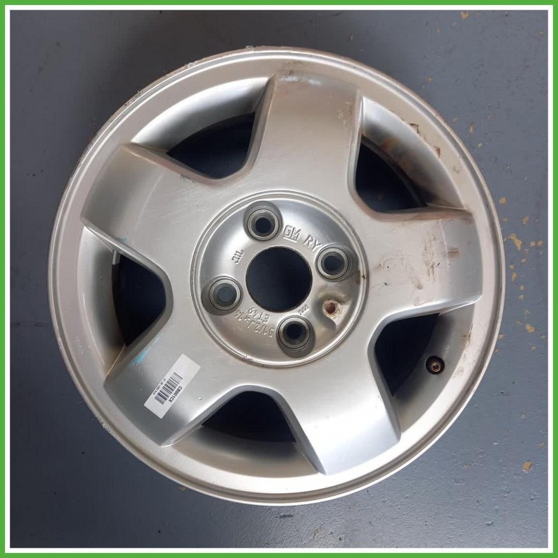 Cerchio Singolo in Lega Opel Corsa C 14 pollici 14 5.5J 4x100 ET49 1pz 9186078 Originale Usato al pz