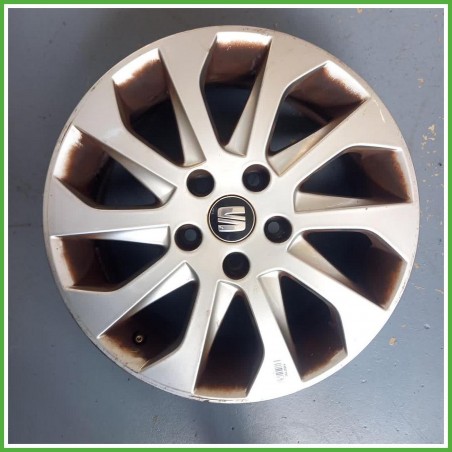 Cerchio Singolo in Lega Seat Leon 5F1 16 pollici 16 6.5J 5x112 ET46  1pz 5F06010258Z8 Originale Usato al pz