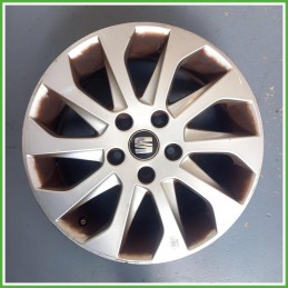 Cerchio Singolo in Lega Seat Leon 5F1 16 pollici 16 6.5J 5x112 ET46  1pz 5F06010258Z8 Originale Usato al pz
