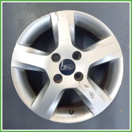 Cerchio Singolo in Lega Ford Fiesta 5 Serie 15 pollici 15 6.0J 4x108 ET52.5 1pz 1077166 Originale Usato al pz