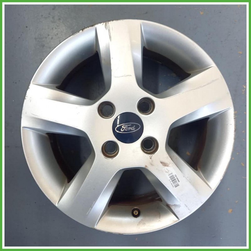 Cerchio Singolo in Lega Ford Fiesta 5 Serie 15 pollici 15 6.0J 4x108 ET52.5 1pz 1077166 Originale Usato al pz