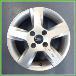 Cerchio Singolo in Lega Ford Fiesta 5 Serie 15 pollici 15 6.0J 4x108 ET52.5 1pz 1077166 Originale Usato al pz