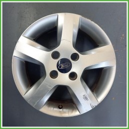 Cerchio Singolo in Lega Ford Fiesta 5 Serie 15 pollici 15 6.0J 4x108 ET52.5 1pz 1077166 Originale Usato al pz