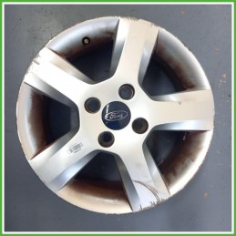 Cerchio Singolo in Lega Ford Fiesta 5 Serie 15 pollici 15 6.0J 4x108 ET52.5 1pz 1077166 Originale Usato al pz
