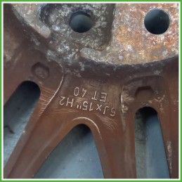 Cerchio Singolo in Lega Lancia Musa 2 Serie 15 pollici 15 6.0J 4x98 ET40 1pz 51799573 Originale Usato al pz