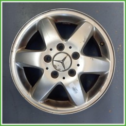 Cerchio Singolo in Lega Mercedes Classe A W168 15 pollici 15 5.5J 5x112 ET54 1pz A1684000702 Originale Usato al pz