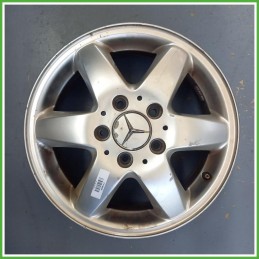 Cerchio Singolo in Lega Mercedes Classe A W168 15 pollici 15 5.5J 5x112 ET54 1pz A1684000702 Originale Usato al pz