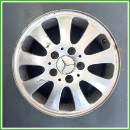 Cerchio Singolo in Lega Mercedes Classe A W169 15 pollici 15 6.0J 5x112 ET44 1pz A1694000402 Originale Usato al pz