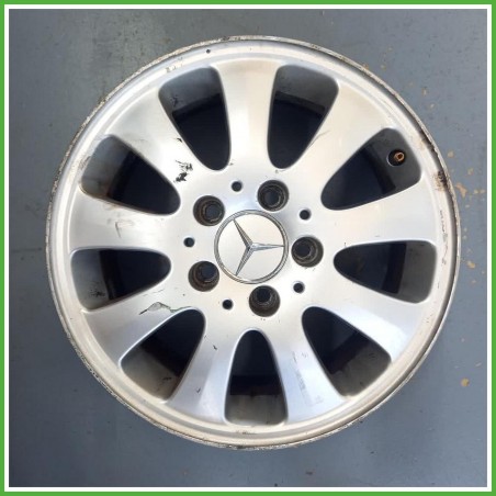 Cerchio Singolo in Lega Mercedes Classe A W169 15 pollici 15 6.0J 5x112 ET44 1pz A1694000402 Originale Usato al pz