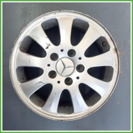 Cerchio Singolo in Lega Mercedes Classe A W169 15 pollici 15 6.0J 5x112 ET44 1pz A1694000402 Originale Usato al pz