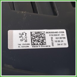 Fanale Fanalino Sinistro SX Hella 24194701L Peugeot 308 3 Serie 2021 9835300480 Originale Usato